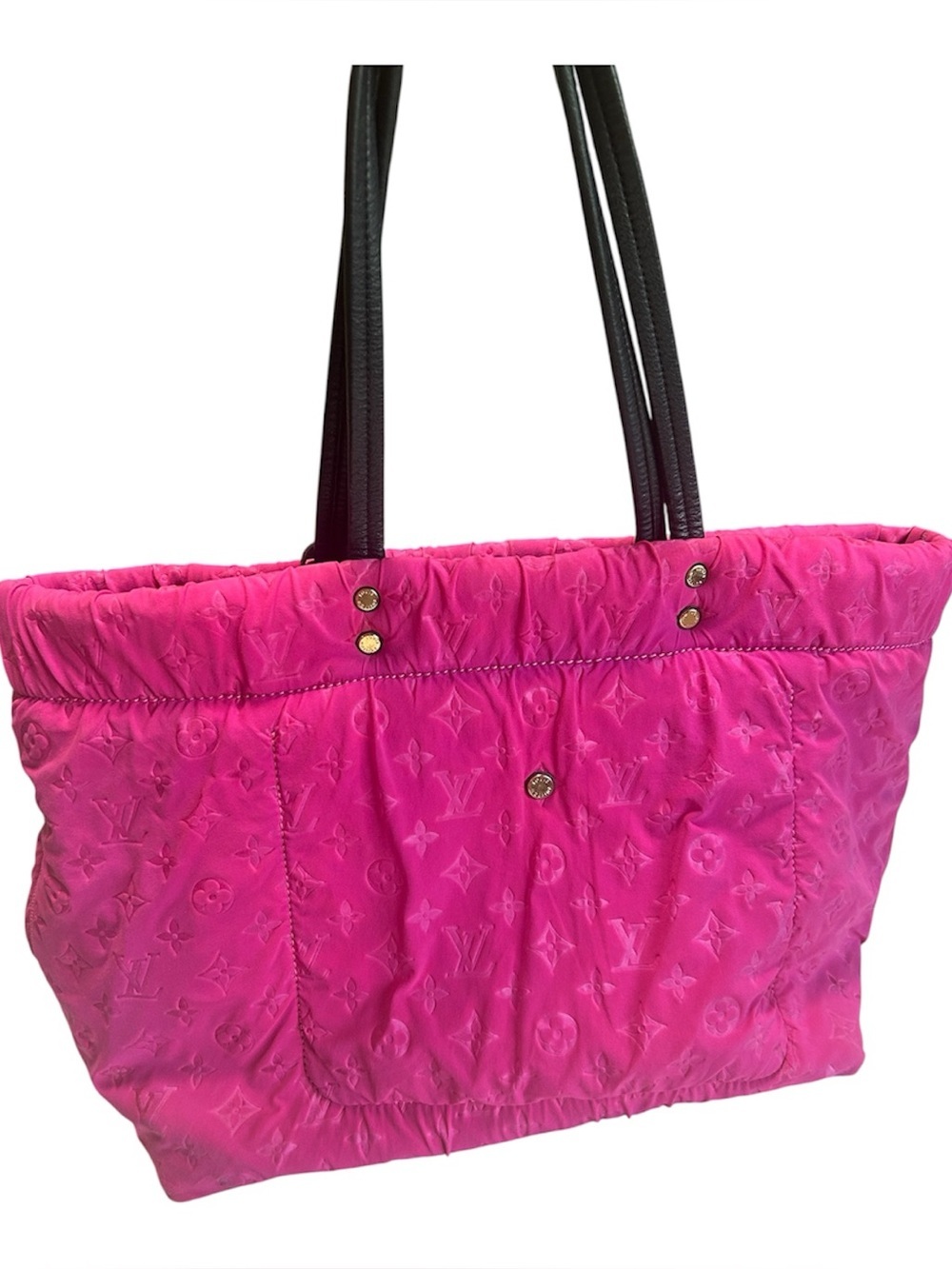 Louis Vuitton Scuba Neverfull Tote in Pink